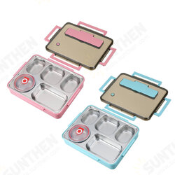 304 Stainless Steel Lunch Box 4/5 Grid Leakproof Food Container Outdoor Camping Picnic Kitchen 304 Stainless Steel Lunch Box 4/5 Grid Leakproof Food Container Outdoor Camping Picnic Kitchen