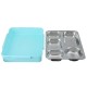 304 Stainless Steel Lunch Box 4/5 Grid Leakproof Food Container Outdoor Camping Picnic Kitchen
