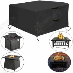 30~50inch Oxford Cloth Fire Pit Cover Patio Square Table Cover Grill BBQ Gas Waterproof Anti Crack UV Protector 30~50inch Oxford Cloth Fire Pit Cover Patio Square Table Cover Grill BBQ Gas Waterproof Anti Crack UV Protector