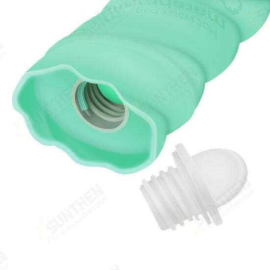 330ML Silicone Hot Water Bottle Heating Bag Mini Hand Warmer With Knit Cover 330ML Silicone Hot Water Bottle Heating Bag Mini Hand Warmer With Knit Cover