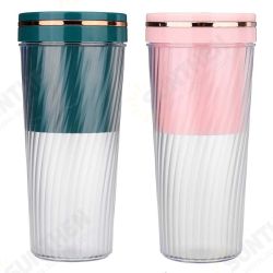 350ML Portable Juicer Cup USB Rechargeable Juicer Cup Mini Mixer Personal Size Travel Drink Juicer Cup For Travel Office Sports Home