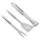 3Pcs BBQ Barbecue Tableware Stainless Steel Cooking Fork Gripper Turner Set Portable Bag Utensil 3Pcs BBQ Barbecue Tableware Stainless Steel Cooking Fork Gripper Turner Set Portable Bag Utensil