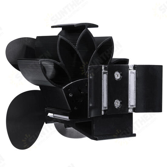 4 Blades Stove Fan Quiet 1500RPM Heat Self-Powered Fan Magnetic Fireplace Fan Wood Burner Fan 4 Blades Stove Fan Quiet 1500RPM Heat Self-Powered Fan Magnetic Fireplace Fan Wood Burner Fan