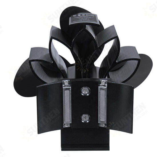 4 Blades Stove Fan Quiet 1500RPM Heat Self-Powered Fan Magnetic Fireplace Fan Wood Burner Fan 4 Blades Stove Fan Quiet 1500RPM Heat Self-Powered Fan Magnetic Fireplace Fan Wood Burner Fan