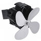 4 Blades Stove Fan Quiet 1500RPM Heat Self-Powered Fan Magnetic Fireplace Fan Wood Burner Fan 4 Blades Stove Fan Quiet 1500RPM Heat Self-Powered Fan Magnetic Fireplace Fan Wood Burner Fan