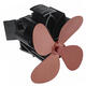 4 Blades Stove Fan Quiet 1500RPM Heat Self-Powered Fan Magnetic Fireplace Fan Wood Burner Fan 4 Blades Stove Fan Quiet 1500RPM Heat Self-Powered Fan Magnetic Fireplace Fan Wood Burner Fan