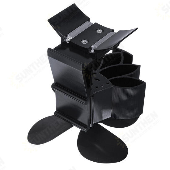 4 Blades Stove Fan Quiet 1500RPM Heat Self-Powered Fan Magnetic Fireplace Fan Wood Burner Fan 4 Blades Stove Fan Quiet 1500RPM Heat Self-Powered Fan Magnetic Fireplace Fan Wood Burner Fan