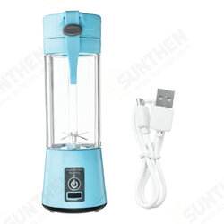 400ml 1800mA Mixer Maker Fruit Blender Shaker Bottle USB Rechargeable 6 Blade DIY Juicer Camping Picnic 400ml 1800mA Mixer Maker Fruit Blender Shaker Bottle USB Rechargeable 6 Blade DIY Juicer Camping Picnic