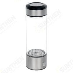 400ml Water Filter Bottle Hydrogen Generator Water Cup Reusable Smart 3 Minutes Electrolys Water Purification Ionizer