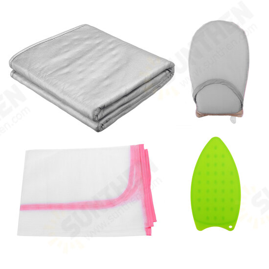 4PCS Portable Ironing Tablecloth Household Electric Iron Iron Protection Mat Useful Iron Protection Pad