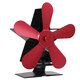 5 Blades 1350RPM Fireplace Fan Winter Warm Heat Powered Saving Stove Fan Christmas Home Thermal Fan 5 Blades 1350RPM Fireplace Fan Winter Warm Heat Powered Saving Stove Fan Christmas Home Thermal Fan