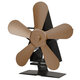 5 Blades 1350RPM Fireplace Fan Winter Warm Heat Powered Saving Stove Fan Christmas Home Thermal Fan 5 Blades 1350RPM Fireplace Fan Winter Warm Heat Powered Saving Stove Fan Christmas Home Thermal Fan