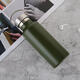 500ml 600ml 800ml Water Bottle 304 Stainless Steel Wide Mouth Vacuum Cup With Outdoor Carabiner