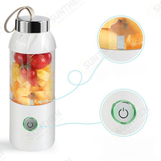 550ml 60W USB Electric Fruit Juicer Bottle DIY Shaker Blender Juicing Extracter Cup