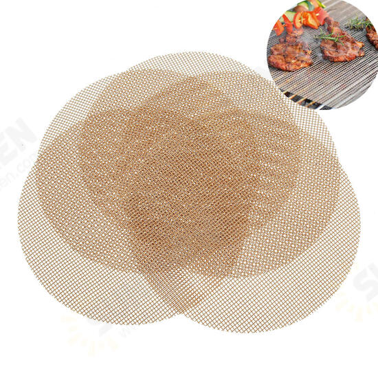 5PCS Outdoor Camping BBQ Grill Mesh Mat Sheet Reusable Non-Stick Barbecue Bake Meat Wire Net Mat 5PCS Outdoor Camping BBQ Grill Mesh Mat Sheet Reusable Non-Stick Barbecue Bake Meat Wire Net Mat