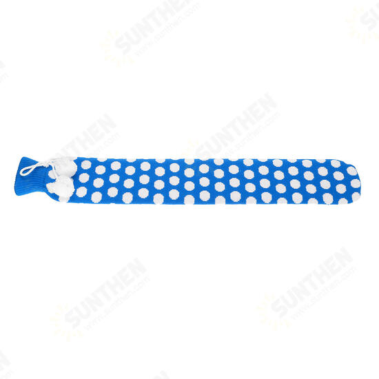 73cm U Shape Hot Water Bottle Bag Neck Warmer Heater With With Knitted Cover