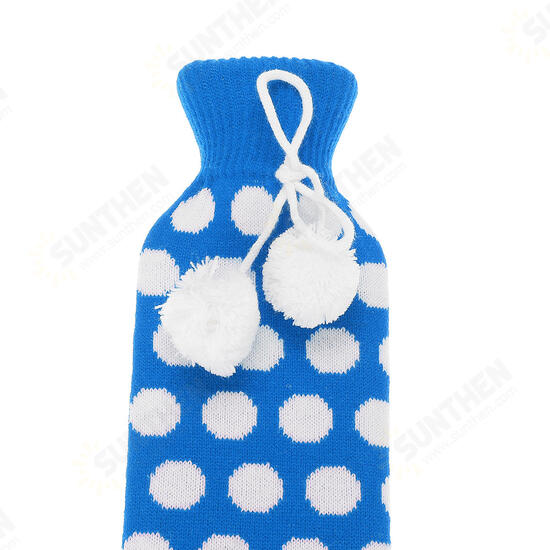 73cm U Shape Hot Water Bottle Bag Neck Warmer Heater With With Knitted Cover