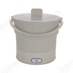 800ML Multi-function Folding Electric Hot Pot Cooker Portable Travel Electric Skillet For Camping Picnic