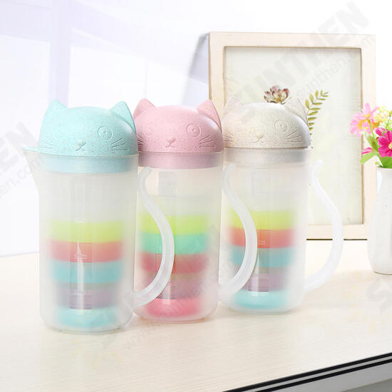 800ML Outdoor Portable Strainer Cup Water Bottle Teapot Juice Drinking Mug Kettle