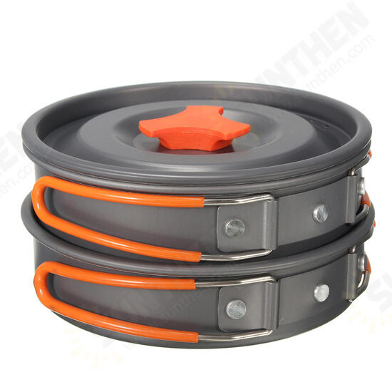 8Pcs Camping Aluminum Pot Bowl Portable Outdoor Picnic Cooking Pan Set Cookware 8Pcs Camping Aluminum Pot Bowl Portable Outdoor Picnic Cooking Pan Set Cookware
