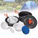 8Pcs Camping Aluminum Pot Bowl Portable Outdoor Picnic Cooking Pan Set Cookware 8Pcs Camping Aluminum Pot Bowl Portable Outdoor Picnic Cooking Pan Set Cookware