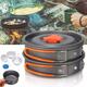 8Pcs Camping Aluminum Pot Bowl Portable Outdoor Picnic Cooking Pan Set Cookware 8Pcs Camping Aluminum Pot Bowl Portable Outdoor Picnic Cooking Pan Set Cookware
