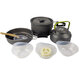 9PCS Aluminum Alloy Camping Pot Cookware Pans Kettle Set Portable Outdoor Camping Cookware 9PCS Aluminum Alloy Camping Pot Cookware Pans Kettle Set Portable Outdoor Camping Cookware