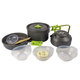 9PCS Aluminum Alloy Camping Pot Cookware Pans Kettle Set Portable Outdoor Camping Cookware 9PCS Aluminum Alloy Camping Pot Cookware Pans Kettle Set Portable Outdoor Camping Cookware
