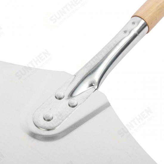Aluminium Pizza Spatula Peel Shovel Cake Lifter Plate Holder BBQ Grill Oven Stove Baking Tool
