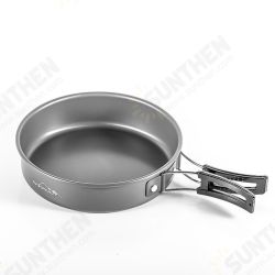 1-3 People Frying Pan Non-Stick Folding Aluminum Alloy Plate Dish Outdoor Camping Picnic Tableware 1-3 People Frying Pan Non-Stick Folding Aluminum Alloy Plate Dish Outdoor Camping Picnic Tableware