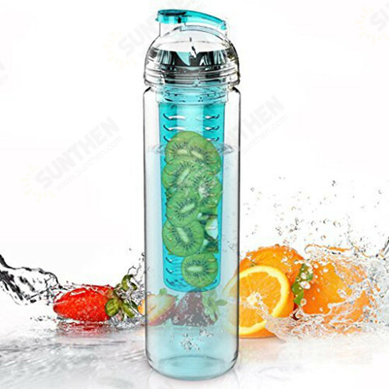 800ML Plastic Water Cups Large Capacity Fruit Juice Cups Outdoor Portable Sport Cup