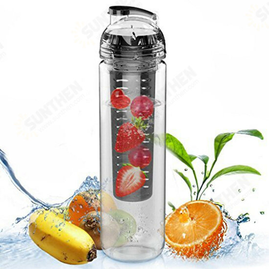 800ML Plastic Water Cups Large Capacity Fruit Juice Cups Outdoor Portable Sport Cup