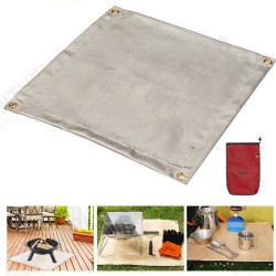 Camping Fireproof Grill Mat Cloth Flame Retardant Ember Mat Blanket Heat Insulation Pad For Outdoors Barbecue Camping Fireproof Grill Mat Cloth Flame Retardant Ember Mat Blanket Heat Insulation Pad For Outdoors Barbecue