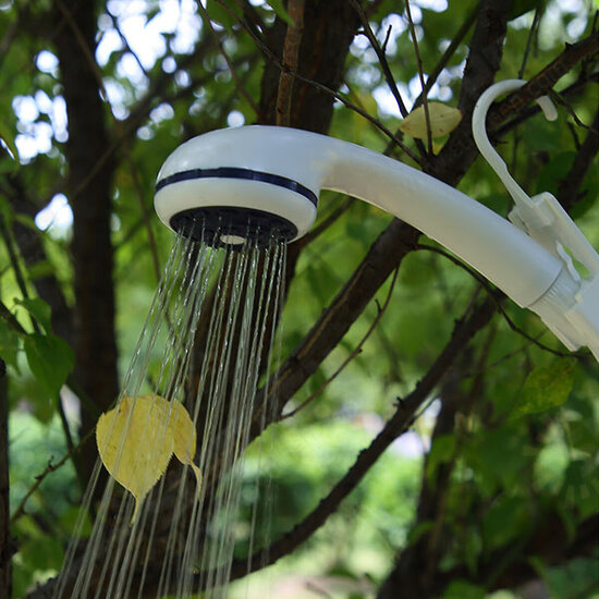 Electric Outdoor Shower Kit Camping Shower With Electric Pump Shower For Travel Car Washing Camping Hiking Flowering Plants