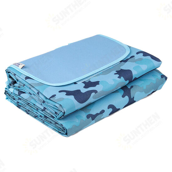 Folding 145/195x200cm Picnic Mat Waterproof Beach Moisture Proof Blanket Camping Travel