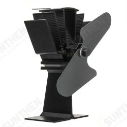 2 Blades Fireplace Fan Thermal Heat Power Stove Fan Wood Burner Fan 2 Blades Fireplace Fan Thermal Heat Power Stove Fan Wood Burner Fan