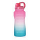 2000ml Sport Kettle Food Grade Material Bouncing Cover Straw Water Bottle with Handle for Outdoor Camping Travel