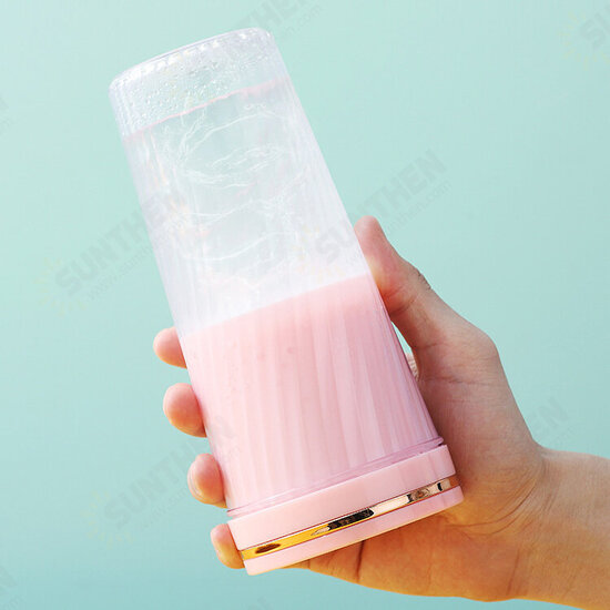 350ml Portable Blender Personal Outdoor Juicer Cup USB Charging Electric Power Mixer for Fruit and Vegetable