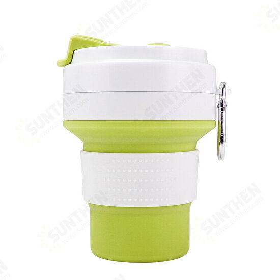 350ml Silicone Folding Cup Portable Telescopic Water Drinking Bottle Coffee Mug