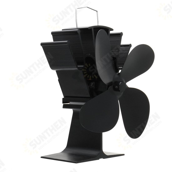 4 Blades Fireplace Fan Thermal Heat Power Stove Fan Wood Burner Fan 4 Blades Fireplace Fan Thermal Heat Power Stove Fan Wood Burner Fan