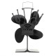 4 Blades Fireplace Fan Thermal Heat Power Stove Fan Wood Burner Fan 4 Blades Fireplace Fan Thermal Heat Power Stove Fan Wood Burner Fan