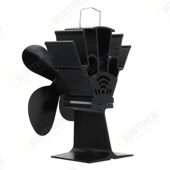 4 Blades Fireplace Fan Thermal Heat Power Stove Fan Wood Burner Fan 4 Blades Fireplace Fan Thermal Heat Power Stove Fan Wood Burner Fan