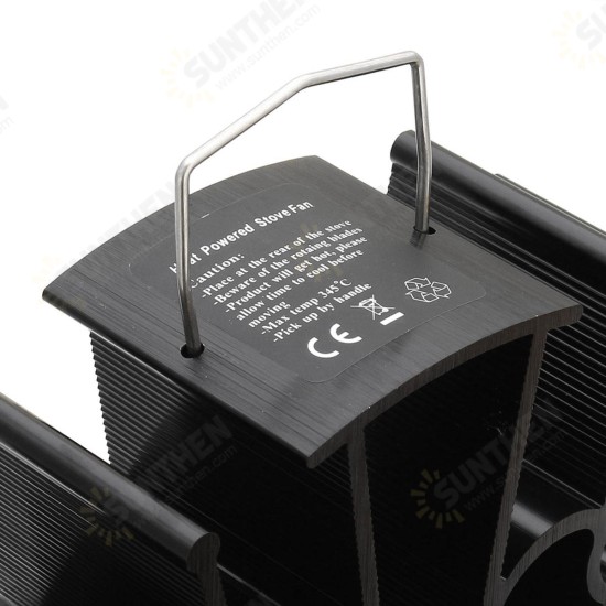 4 Blades Fireplace Fan Thermal Heat Power Stove Fan Wood Burner Fan 4 Blades Fireplace Fan Thermal Heat Power Stove Fan Wood Burner Fan