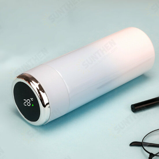 400ML Intelligent Insulation Cup Temperature Display Stainless Steel Water Cup Portable Mini Gradient Color Winter Insulation Cups Gifts 400ML Intelligent Insulation Cup Temperature Display Stainless Steel Water Cup Portable Mini Gradient Color Winter Insulation Cups Gifts