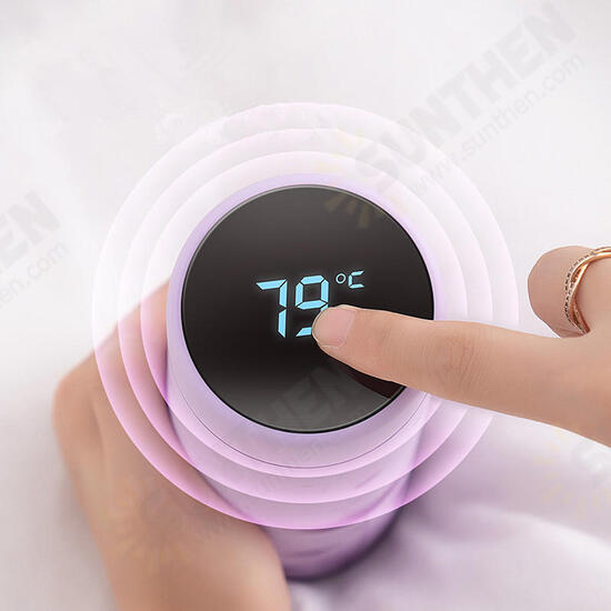450ML Vacuum Cup Colorful Temperature Display Water Bottle Traveling 304 Stainless Steel Water Cup 450ML Vacuum Cup Colorful Temperature Display Water Bottle Traveling 304 Stainless Steel Water Cup