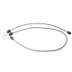 58/108cm Camping Cooking Stove Stainless Steel Tube Gas Tank Converter Extension Tube