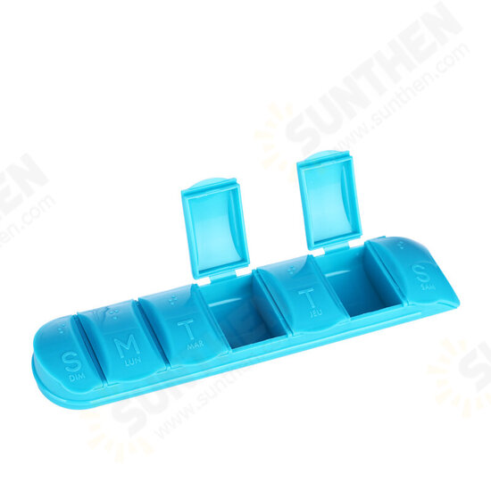 600ml Water Bottle 7 Days Week Pill Capsule Case Organizer Leak-Proof Drinking Cup 600ml Water Bottle 7 Days Week Pill Capsule Case Organizer Leak-Proof Drinking Cup