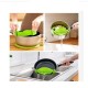 Durable Silicone Pan Strainer Colanders Wash Fruit Vegetables Pasta Kitchen Tools Gadgets Wash Bag