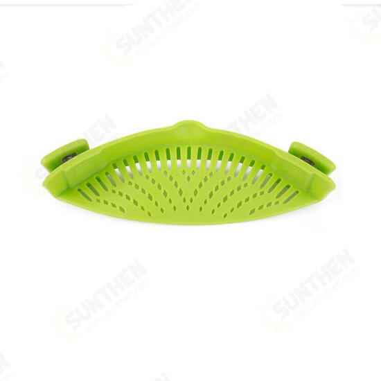 Durable Silicone Pan Strainer Colanders Wash Fruit Vegetables Pasta Kitchen Tools Gadgets Wash Bag