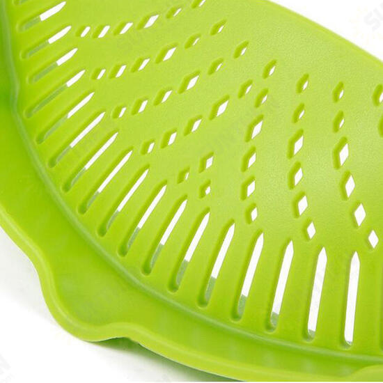 Durable Silicone Pan Strainer Colanders Wash Fruit Vegetables Pasta Kitchen Tools Gadgets Wash Bag